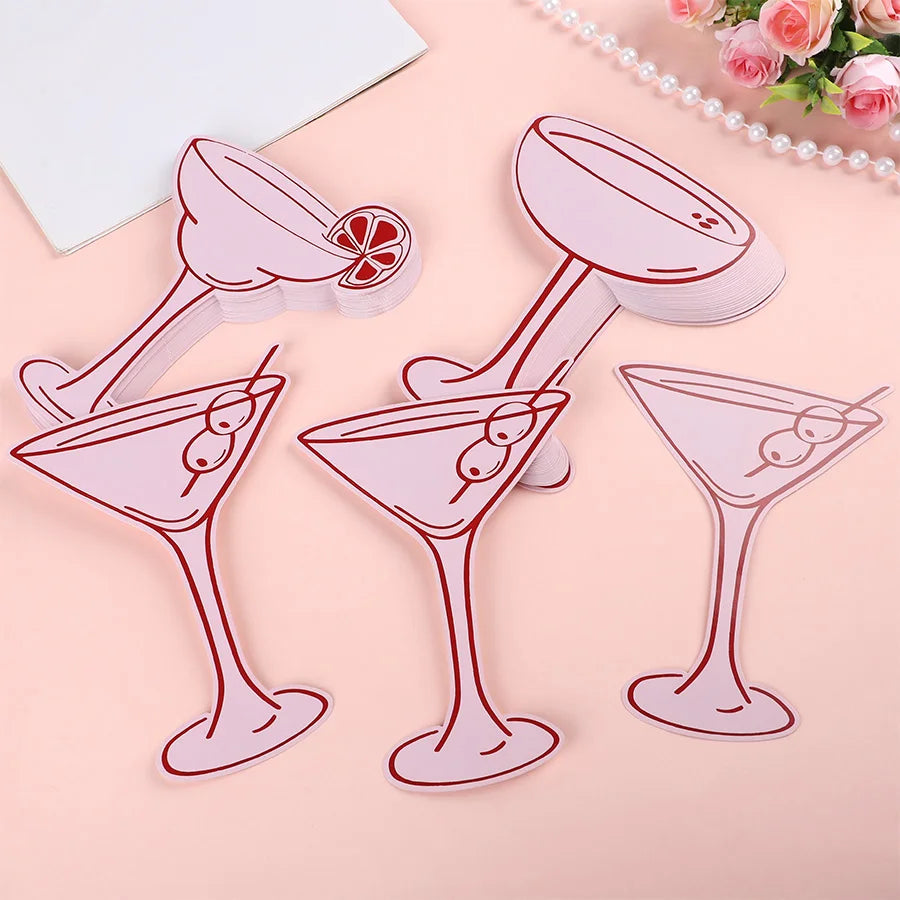 20pcs Martini Glass Place Cards for Wedding & Party Tables Party Place Cards Babs