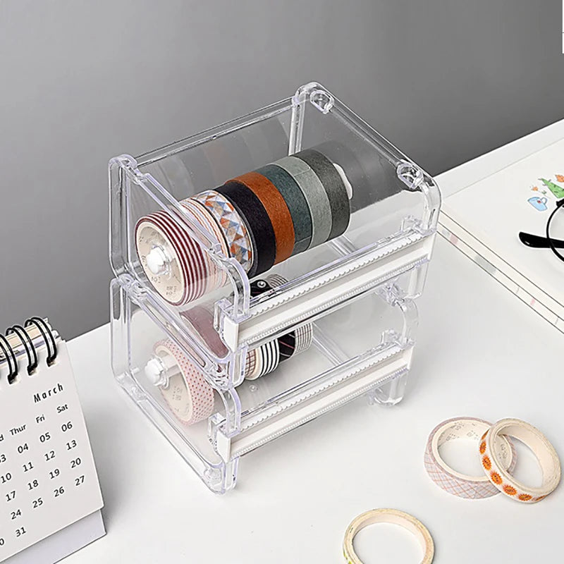 Washi Tape Dispenser & Masking Tape Cutter Organizer Tape Dispenser Babs onesize