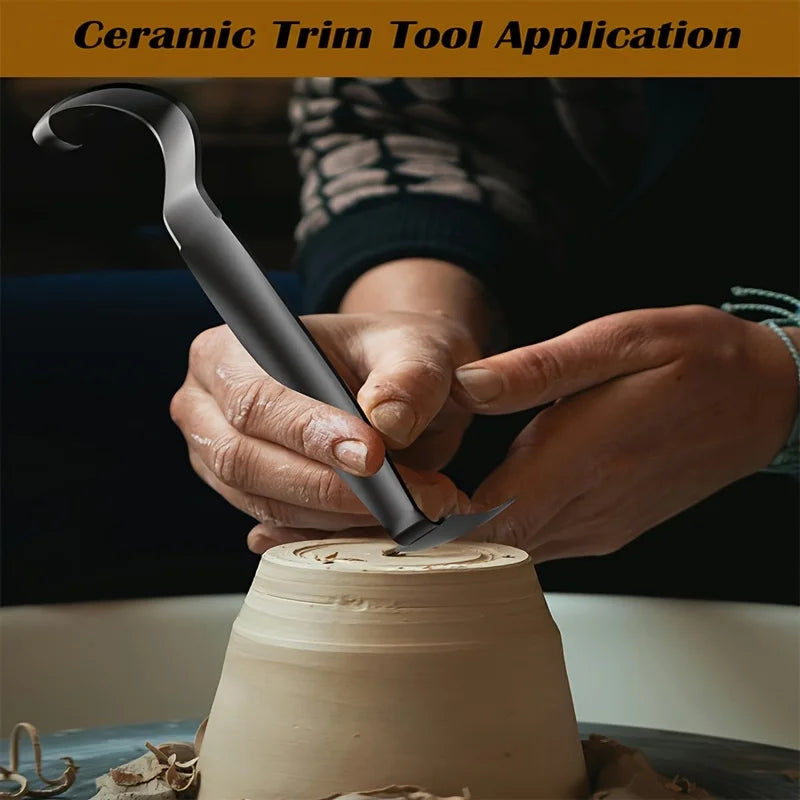 Dual-Ended Pottery Trimming & Clay Sculpting Tool Pottery Trimming Tool Babs