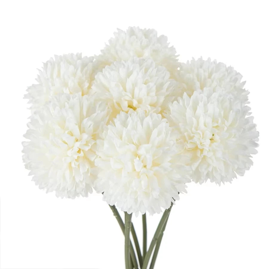 Artificial Silk Dandelion & Hydrangea Flowers 3/5pcs Bouquet Artificial Flower Bouquet Babs