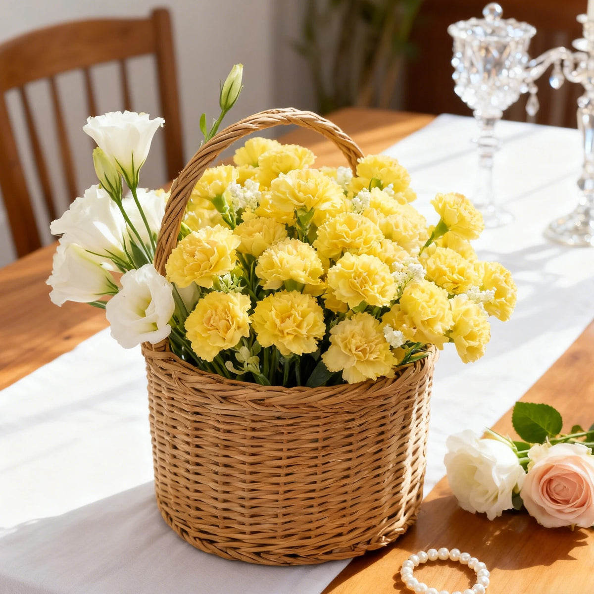Artificial Silk Carnation Flowers – Wedding & Home Décor Artificial Flowers Babs
