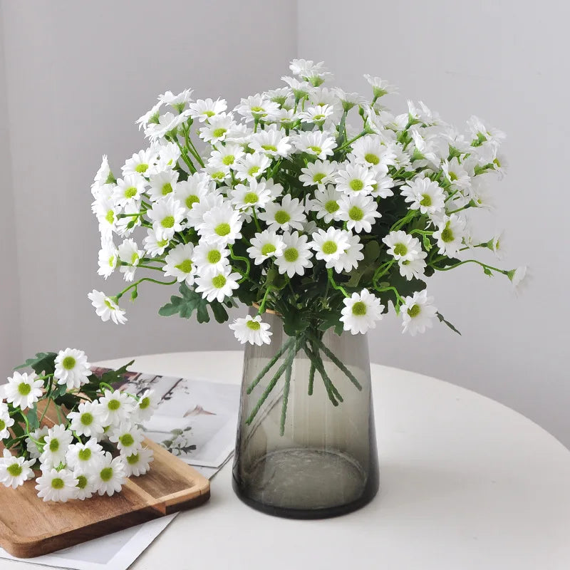 Silk Daisy Artificial Flowers Bouquet – Wedding & Home Decor Artificial Flower Bouquet Babs
