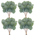 Artificial Eucalyptus Leaf Stems | Silver Dollar Picks 5/10/20pc Artificial Leaf Picks Babs C 10Pcs