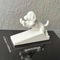 3D-Printed Labrador Doorstop – Cute Decorative Dog Door Wedge Decorative Doorstop Babs A-White