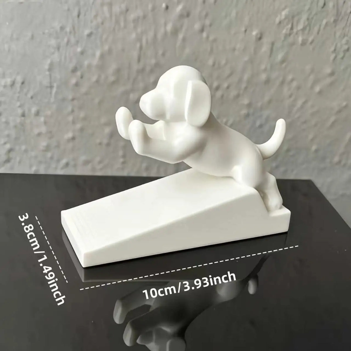 3D-Printed Labrador Doorstop – Cute Decorative Dog Door Wedge Decorative Doorstop Babs A-White