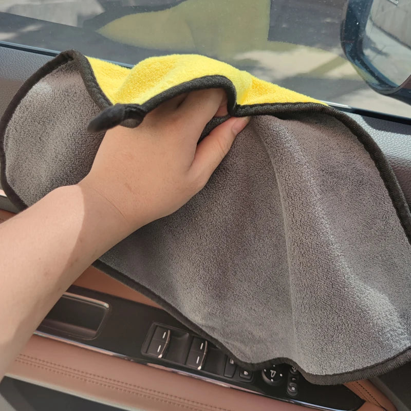 5-Pack Microfiber Car Wash Towels – Soft Double-Layer Cloths Microfiber Cleaning Towels Babs