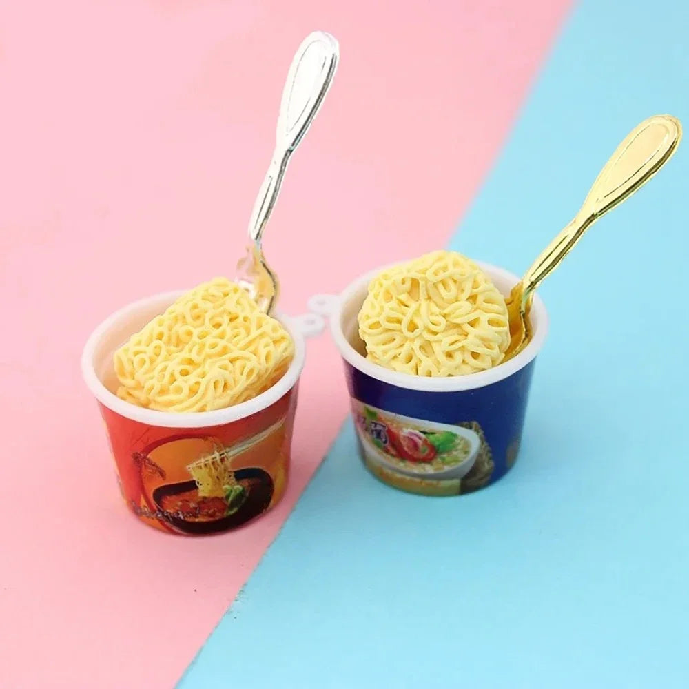 10pcs Miniature Ramen Noodle Models – Realistic Kitchen Decor Miniature Food Toys Babs