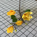 Artificial Silk Magnolia Branches – Wedding & Home Décor Artificial Flower Branch Babs 4 1pc