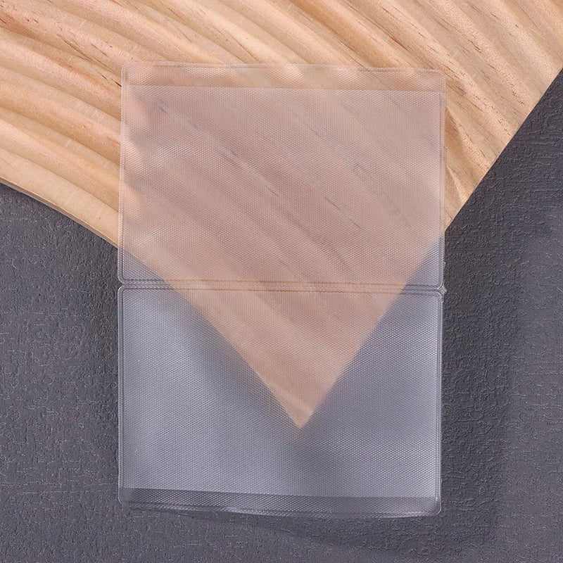 50-Pack Waterproof PVC Transparent Card Holders for ID & Cards Card Holder Sleeves Babs