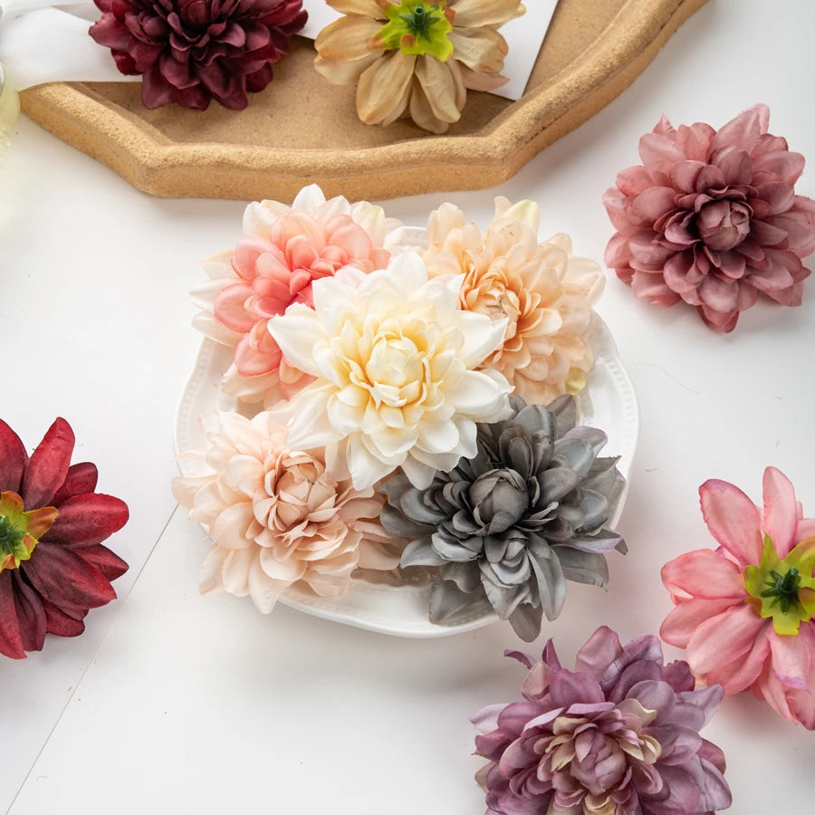Silk Chrysanthemum Artificial Flowers – Wedding & Home Decor Artificial Silk Flowers Babs