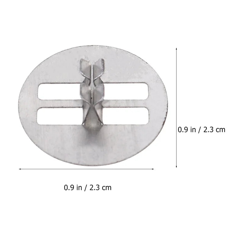 Wood Candle Wick Base Clips 50/100 Pack – Candle Making Candle Making Supplies Babs