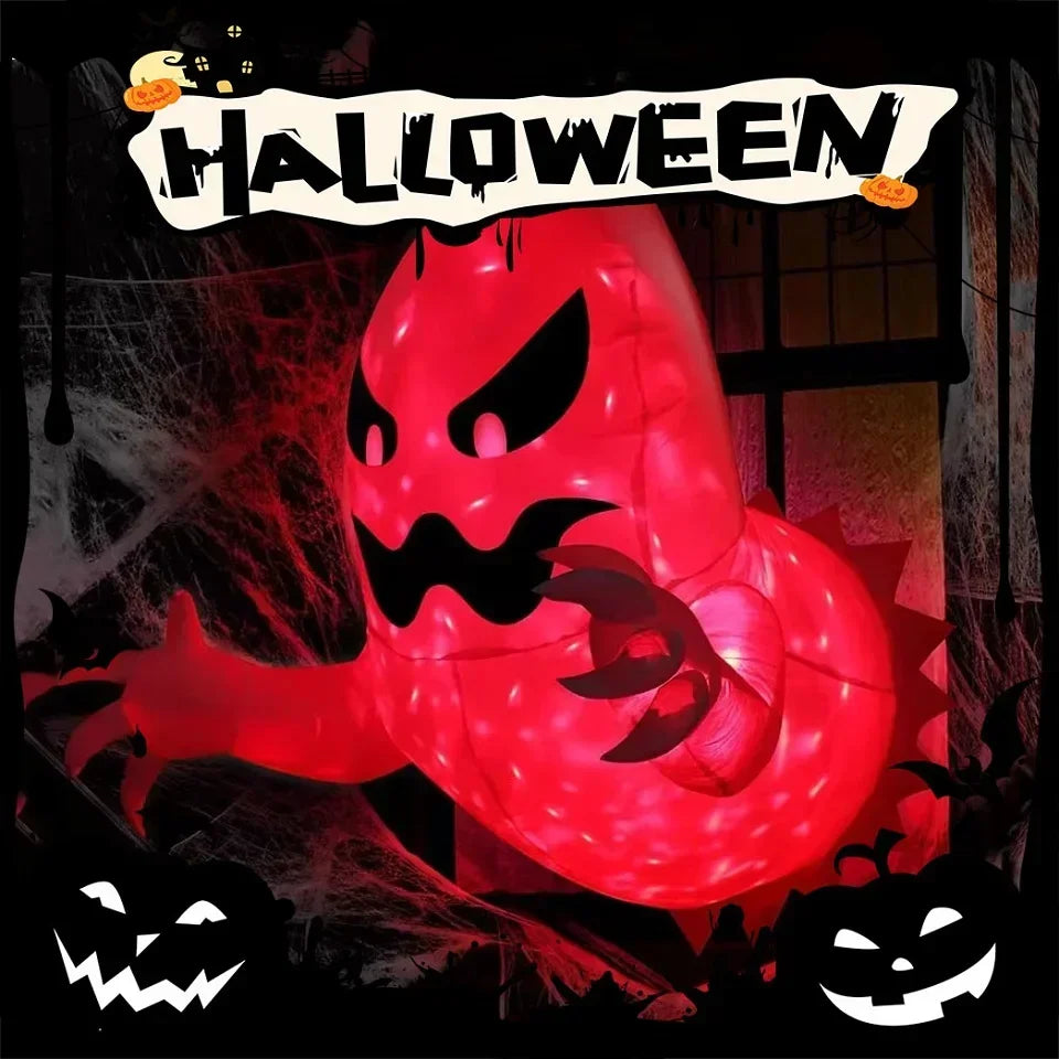 Giant Inflatable Halloween Ghost Yard Decoration with Lights Inflatable Halloween Decoration Babs
