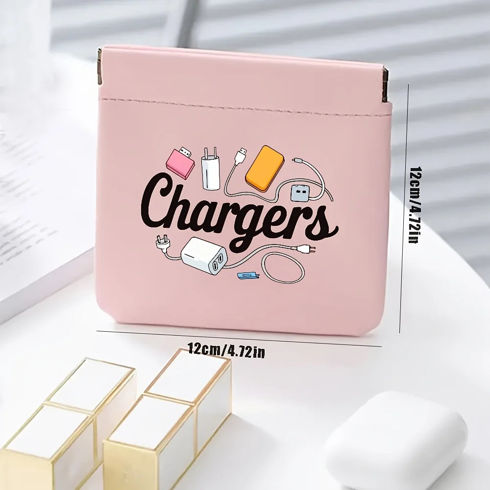 Pop-Up Spring Storage Bag – Cable & Small Item Organizer Pop-Up Storage Pouch Babs