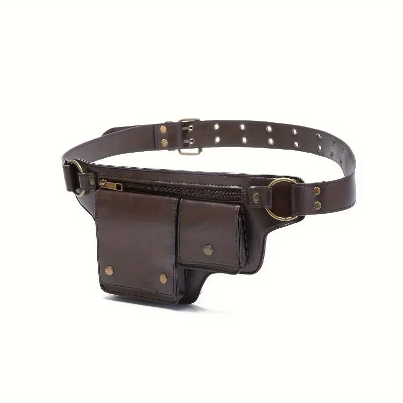 Babs Solid Color Chest Bag – Adjustable Strap, Magnetic Closure Chest & Waist Bag Babs