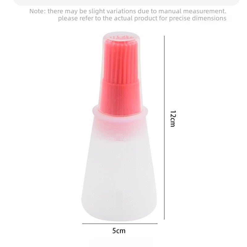 Silicone Oil Dispenser Bottle with Brush – BBQ & Baking Oil Dispenser Brush Babs