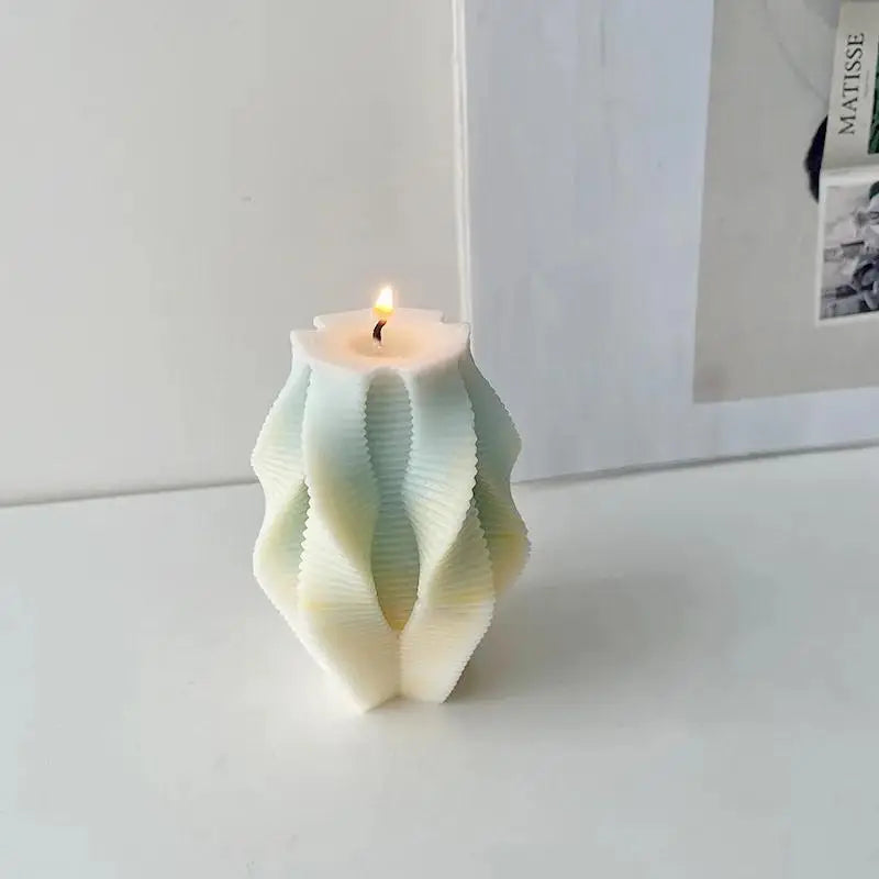 Geometric Column Silicone Mold – Candle Soap DIY Craft Tool Craft Silicone Mold Babs
