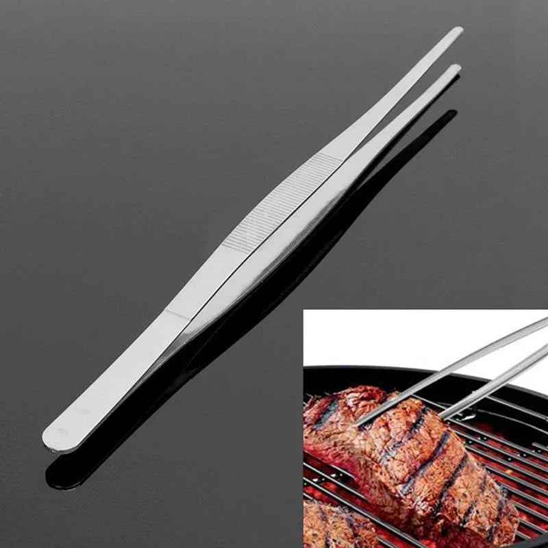 Stainless Steel BBQ Tongs – Grill & Kitchen Cooking Clamp BBQ Kitchen Tongs Babs