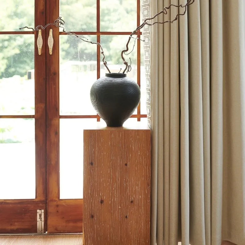 Wooden Decorative Vase – Luxury Aesthetic Flower Bottle for Home Decorative Vase Babs