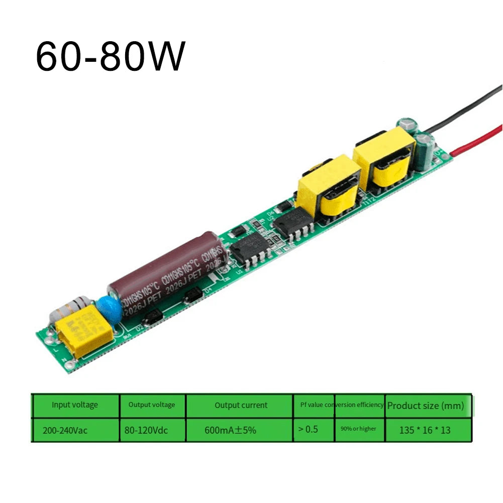 LED Driver Power Supply for Bulb, Aquarium & Track Lights LED Driver Power Supply Babs 60-80W 600MA