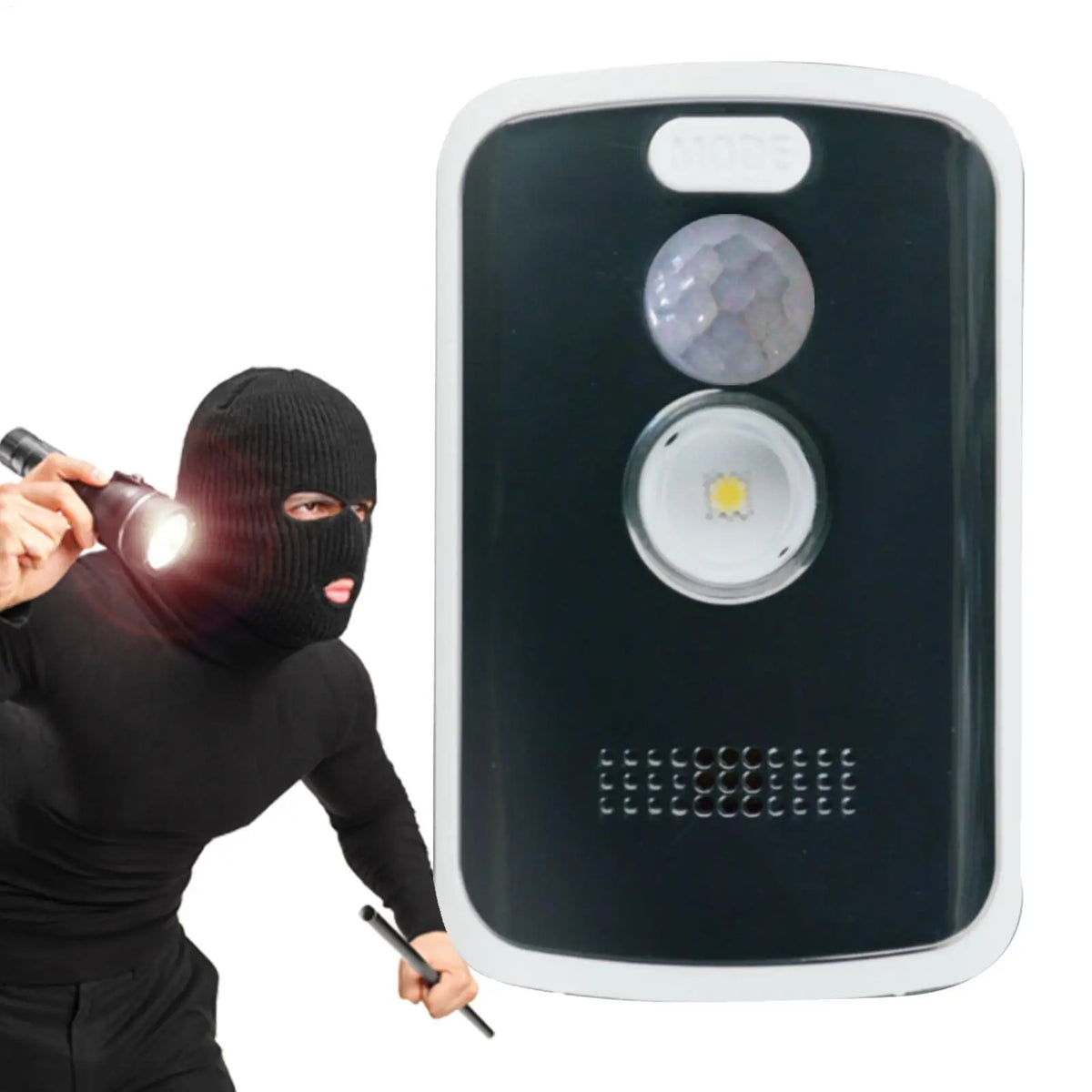 Wireless PIR Motion Sensor Alarm – Outdoor Perimeter Security Motion Sensor Alarm Babs