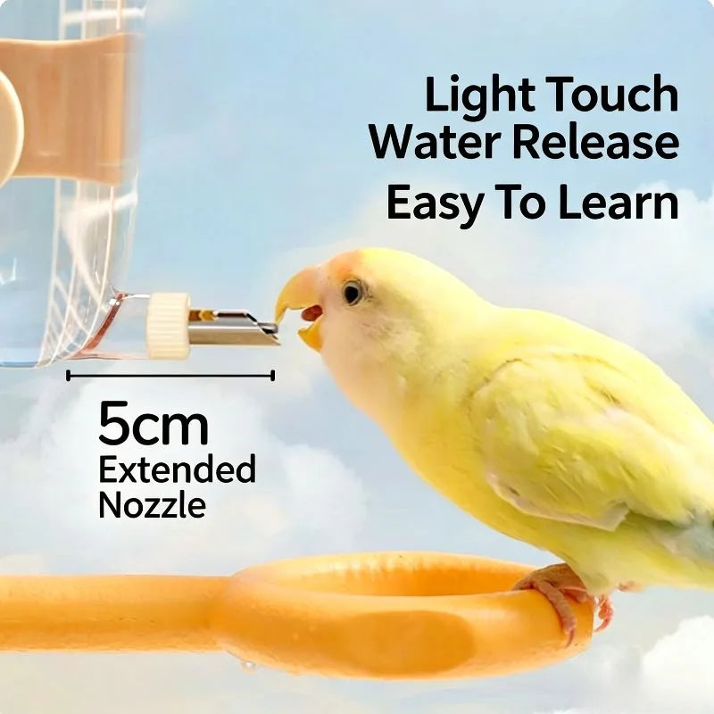 Automatic Pin-Type Bird Water Feeder for Parakeets & Budgies Bird Water Feeder Babs