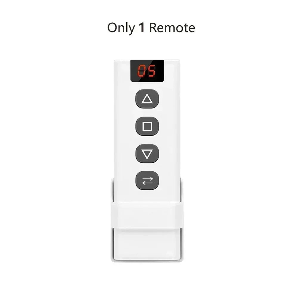 KEBIDUMEI WiFi RF Smart Curtain Switch – Tuya 5-in-1 Remote Smart Curtain Switch Babs 1Remote