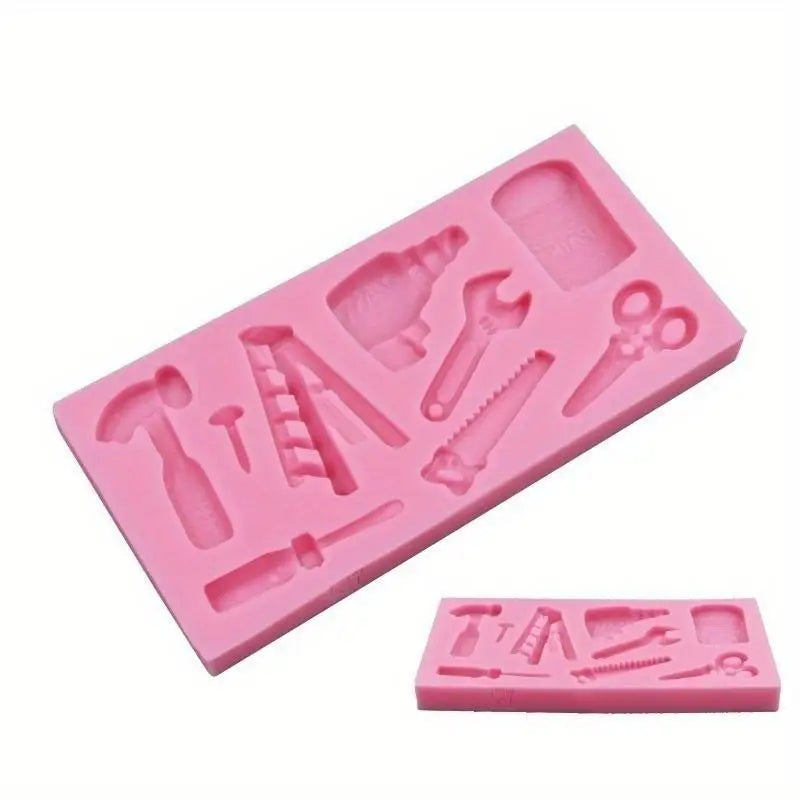 3D Tool-Shaped Silicone Fondant Mold – Cake Decoration DIY Silicone Fondant Mold Babs