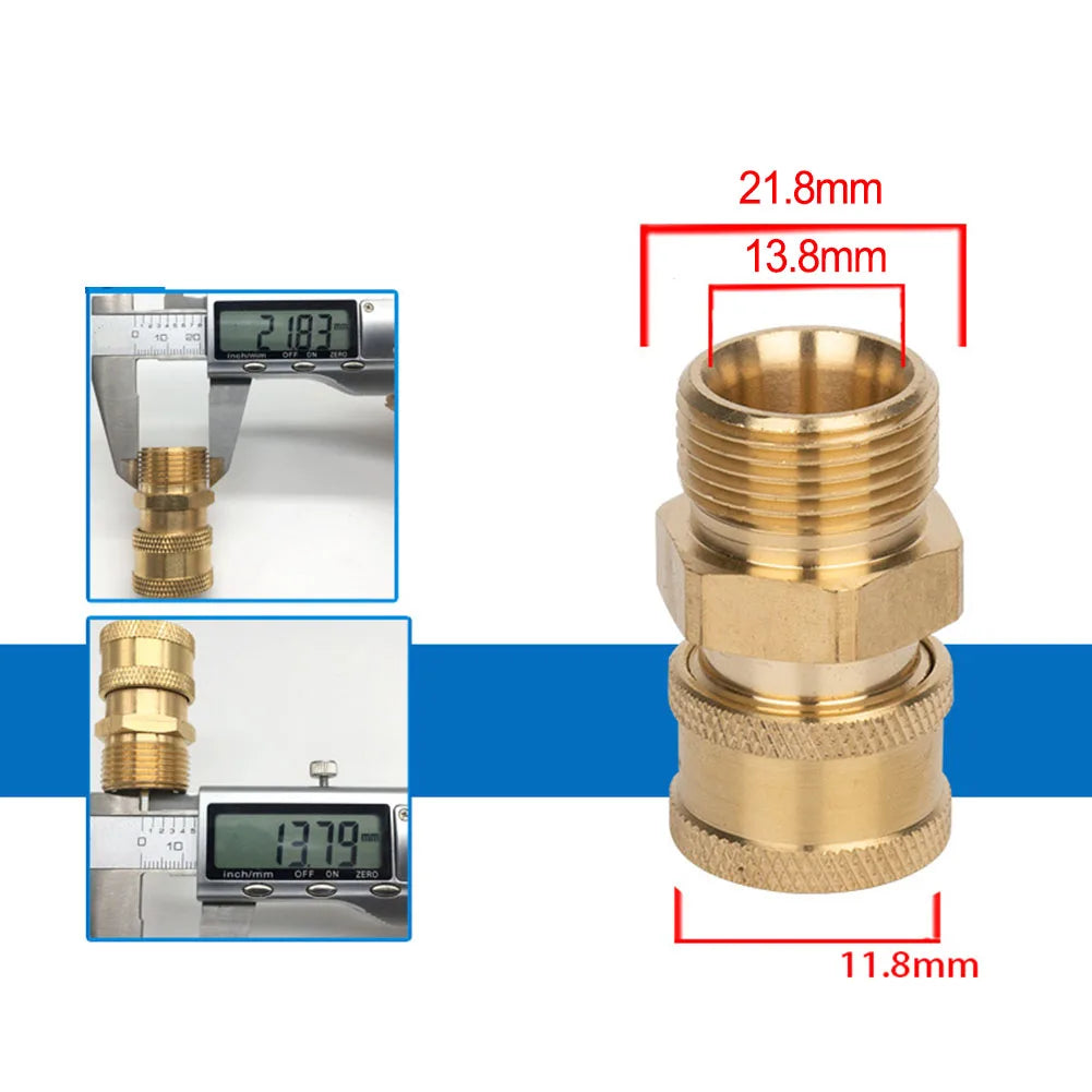 1/4" Quick Release Pressure Washer Connector Coupler Fitting Hose Coupler Fitting Babs 10