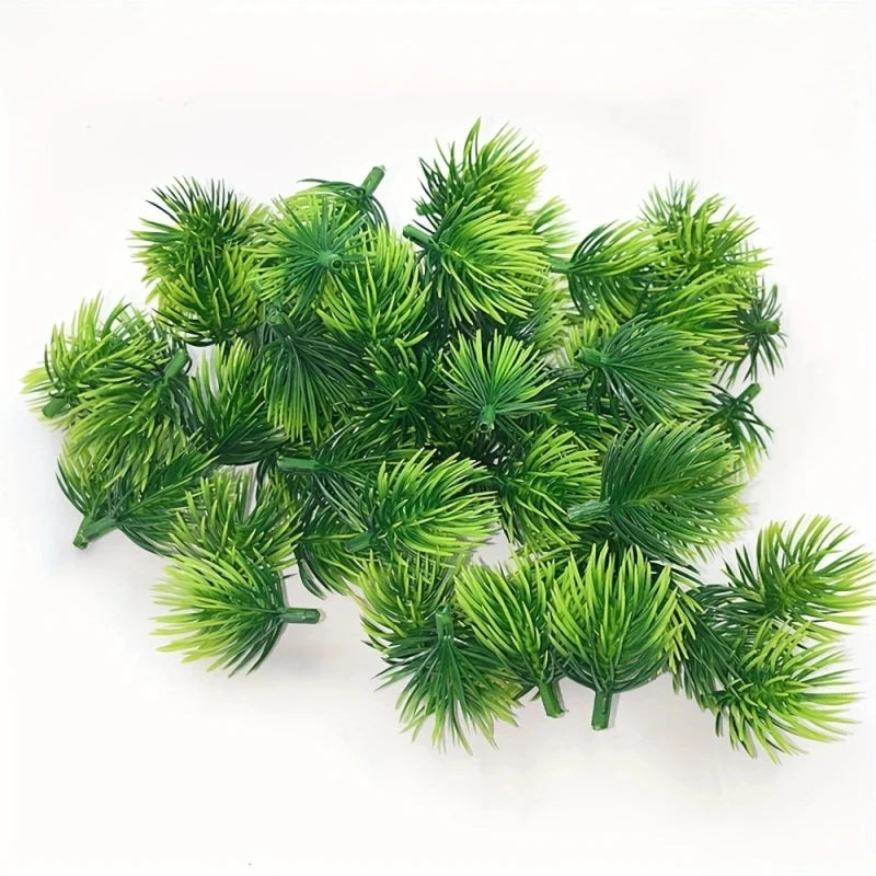 100/200pcs Artificial Pine Needle Branches – Holiday & Fall Decor Artificial Pine Branches Babs Olive 100 pcs