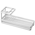 Metal Toothbrush Holder & Mouthwash Cup Storage Rack Toothbrush Holder Babs White