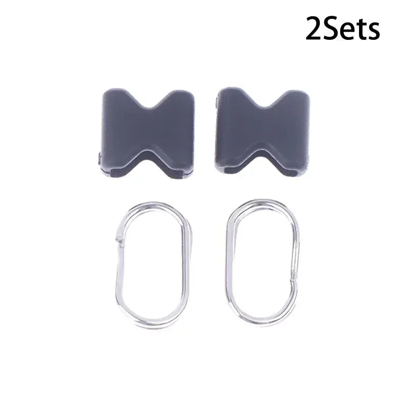 Metal Camera Strap Lug Rings & Buckle Hooks – 2 Pairs Camera Strap Accessories Babs