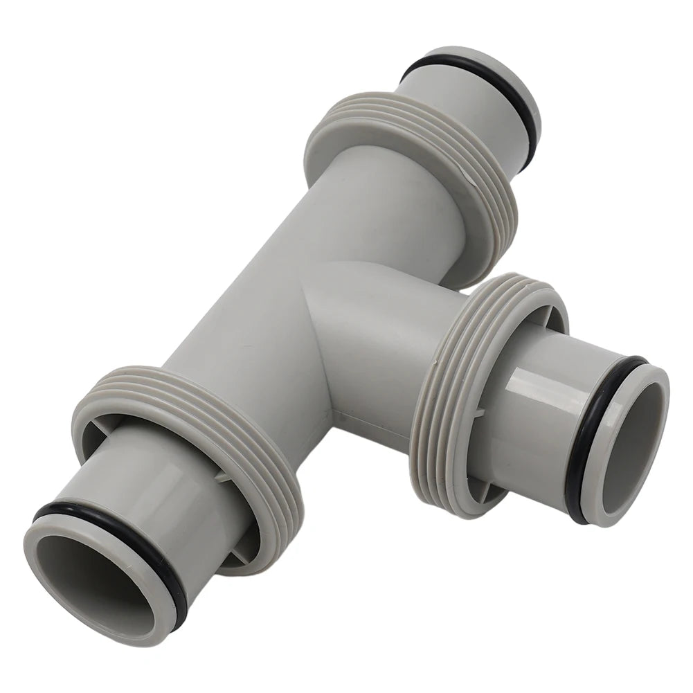 Intex Pool T-Connector Hose Adapter with O-Rings – 1.5 Inch Pool Hose Adapter Babs