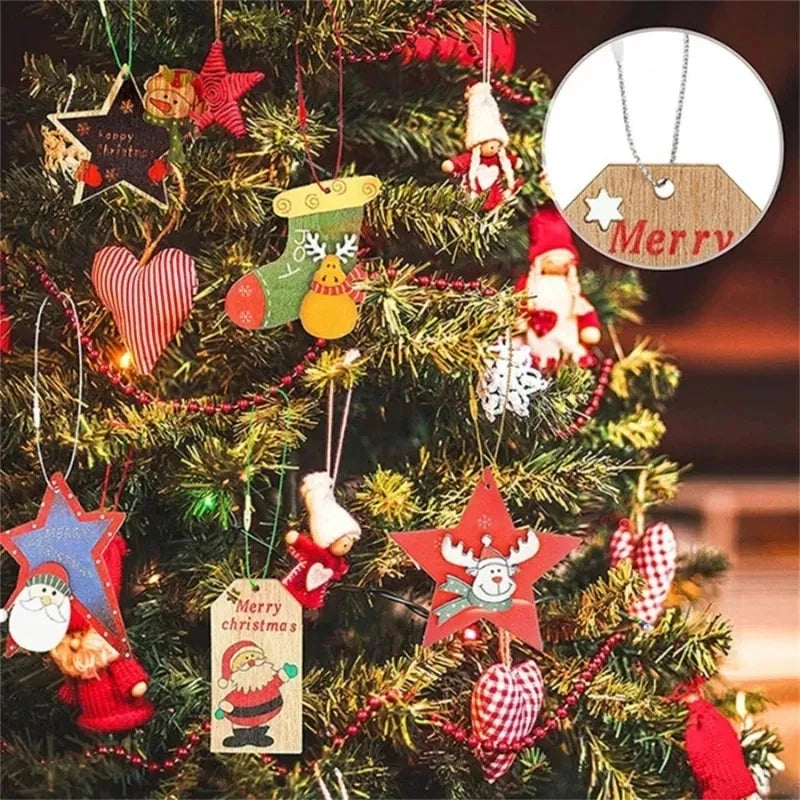 100pcs Christmas Ornament Hanging Ropes & Ribbon Strings Christmas Ornament Strings Babs