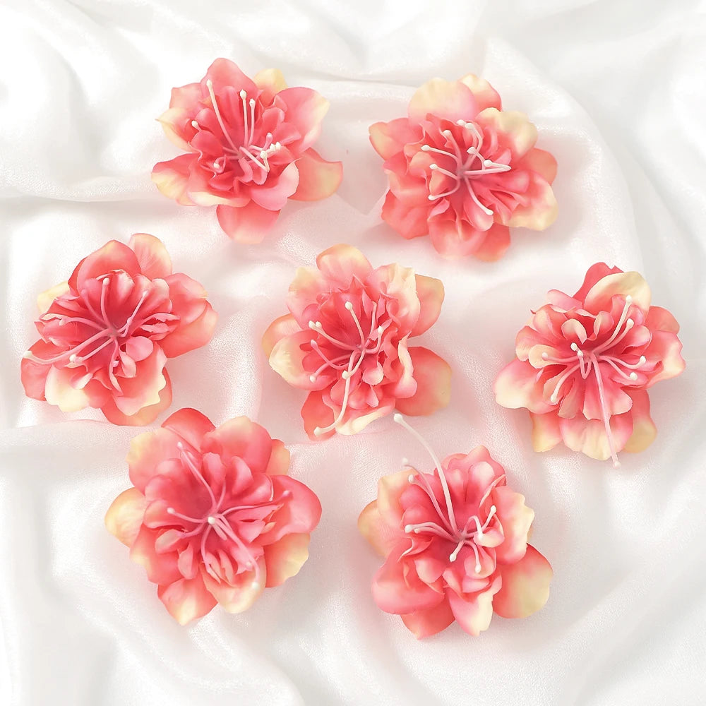 Silk Rose Artificial Flower Heads for Wedding & Home Decor Artificial Silk Flowers Babs 8 20Pcs