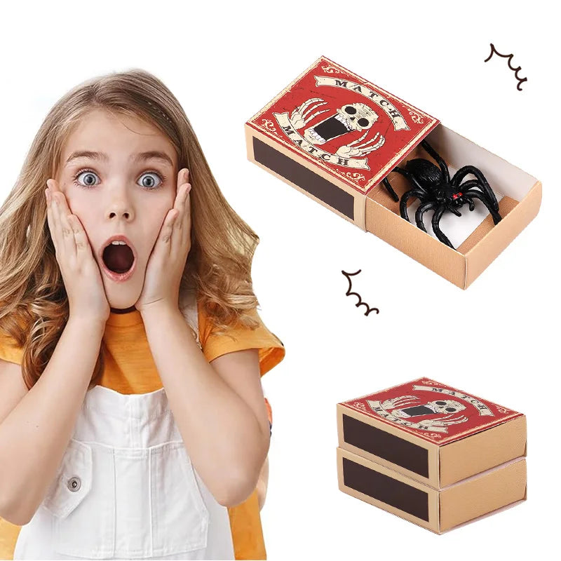 Spider Prank Surprise Box – Fake Spider Toy 5/10 Pcs Prank Gag Toy Babs