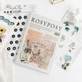 20 Pcs 3D Rosy Mixed Label Stickers for Scrapbooking & Crafts Craft Stickers Babs 1pc