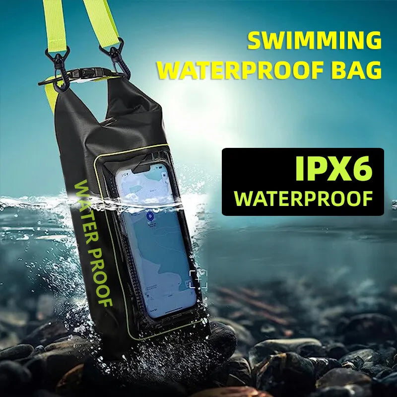 Waterproof Dry Bag 2L 5L PVC Touch Screen Outdoor Backpack Waterproof Dry Bag Babs