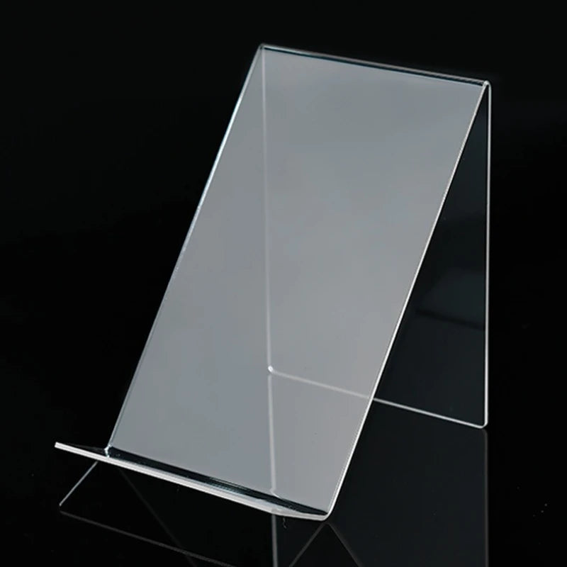 Transparent Acrylic Book Stand – Desktop Book Display Rack Acrylic Book Stand Babs
