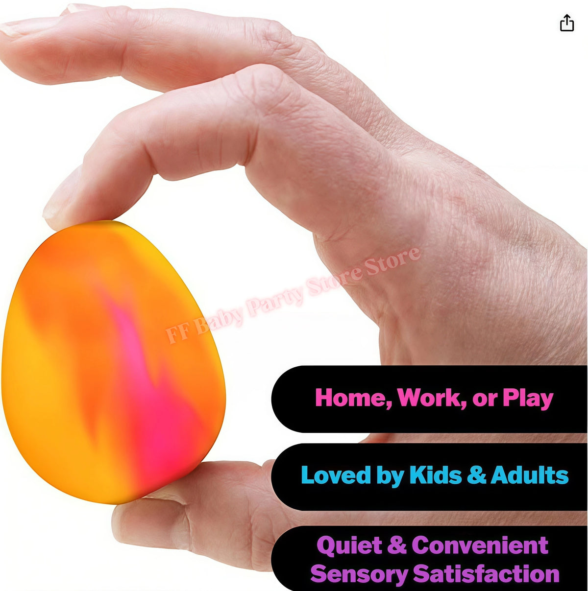 NeeDoh Golden Egg Blind Box Squishy Fidget Toy – Easter Gift Squishy Fidget Toy Babs
