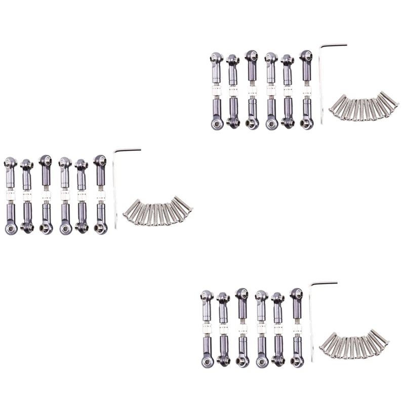 18Pcs Metal Linkage Pull Rod Set for Wltoys A949 A959 A969 A979 RC Car Linkage Rods Babs