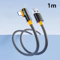 240W USB-A to USB-C 90° Elbow Fast Charging Cable 1M–2M USB-C Charging Cable Babs A1