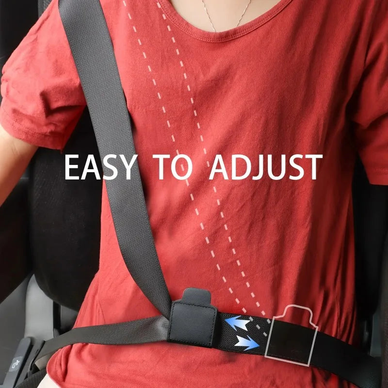 PU Leather Seat Belt Adjuster Clip – Universal Car Fit Seat Belt Adjuster Babs