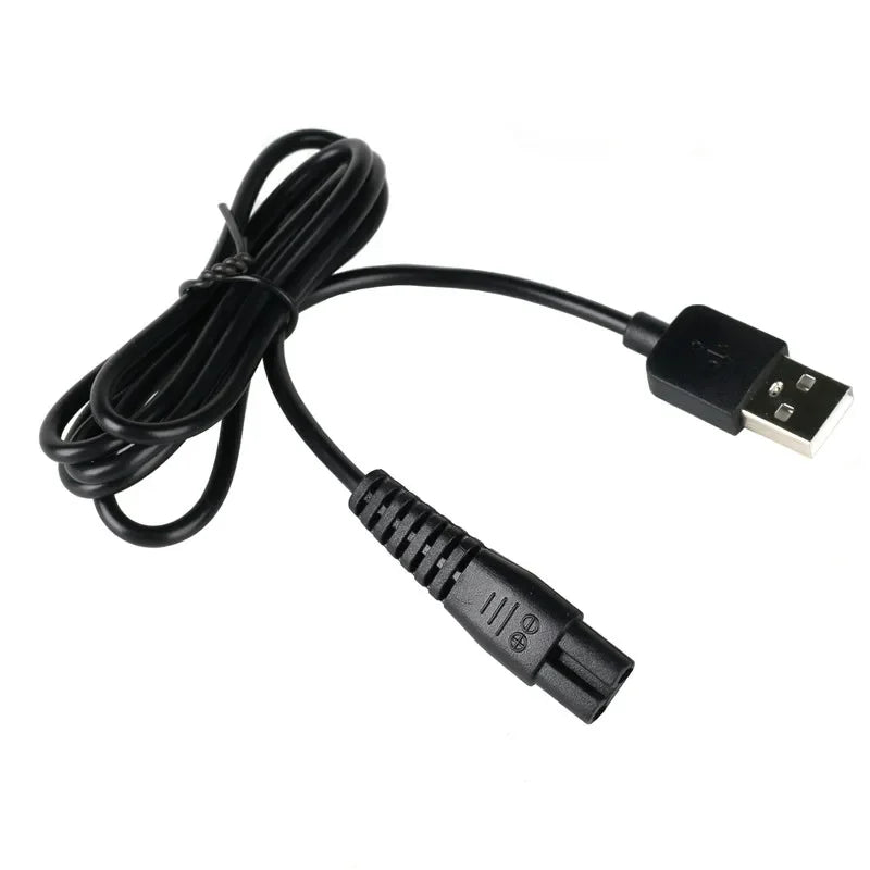 USB Charging Cable for Xiaomi Mijia MJTXD01SKS Electric Shaver USB Charging Cable Babs black