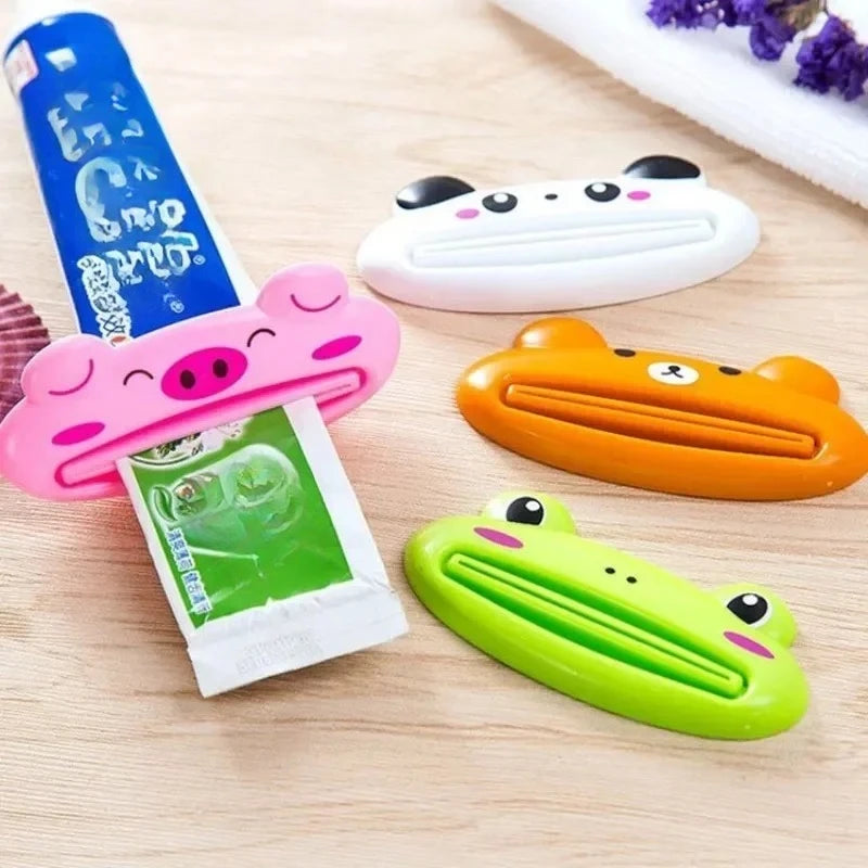 Cartoon Rolling Toothpaste Squeezer Dispenser Tube Saver Clips Toothpaste Squeezer Clip Babs