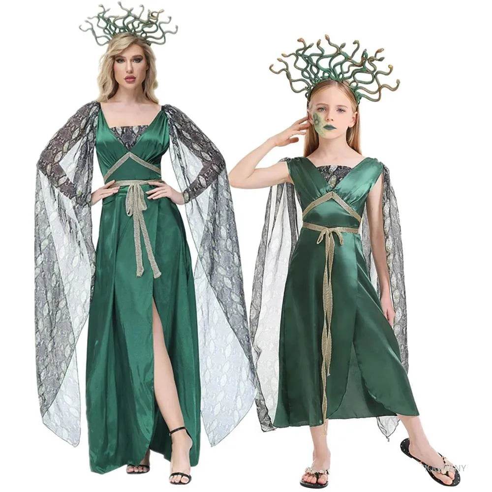 Greek Goddess Costume Set – Halloween & Stage Dress Goddess Costume Set Babs