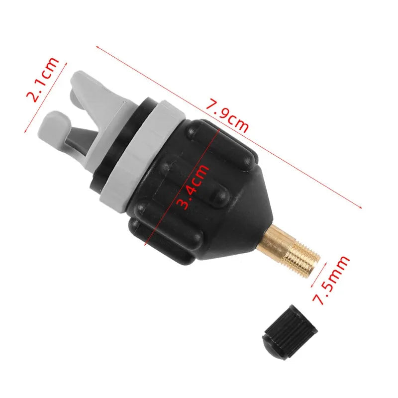 Air Valve Adapter for SUP Board, Kayak, Canoe & Inflatable Boats Air Valve Adapter Babs