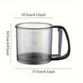 Transparent Semi-Automatic Handheld Flour Sieve Baking Tool Handheld Flour Sieve Babs 1pc