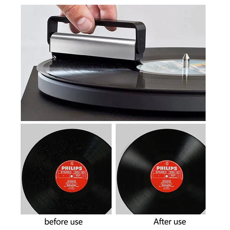 Anti-Static Carbon Fiber Vinyl Record Cleaning Brush | LP Turntable Record Cleaning Brush Babs