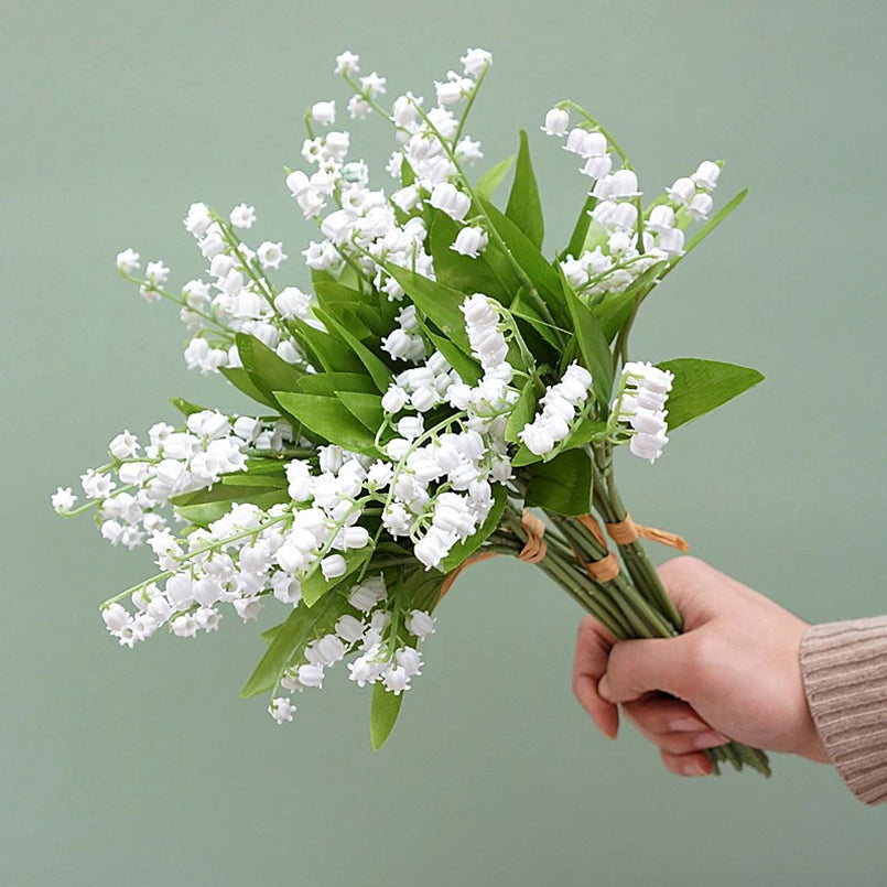Artificial Bellflower Bouquet – Handmade Fake Flower Home Decor Artificial Flower Bouquet Babs