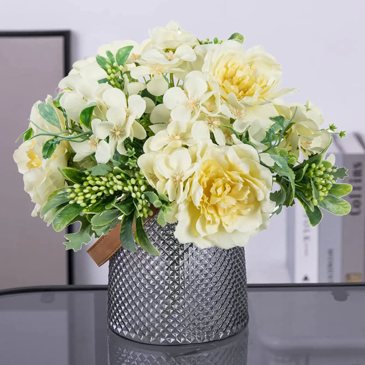 Artificial Peony Bouquet – Wedding, Home & Party Décor Artificial Flower Bouquet Babs